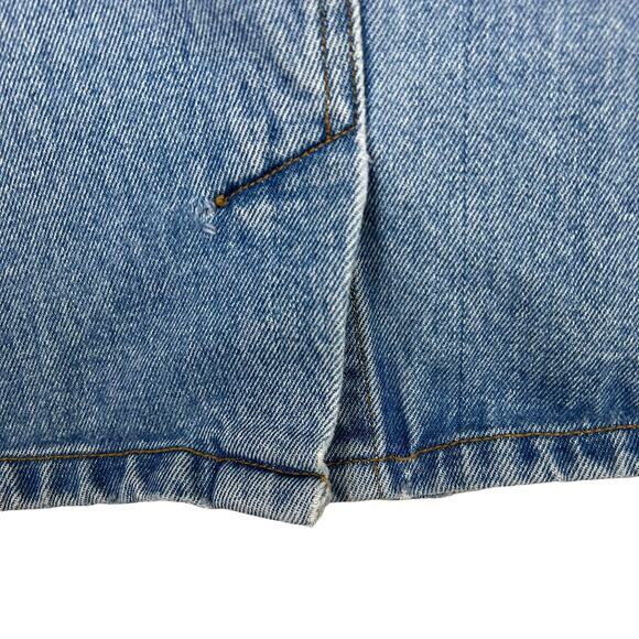 Objects Without Meaning Denim Pencil Skirt Size 27 - Picture 9 of 10
